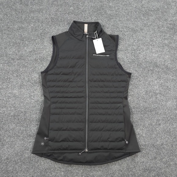 Peter Millar Jackets & Blazers - Peter Millar Vest Womens Small Black Fuse Elite Porsche Hybrid Performance Golf